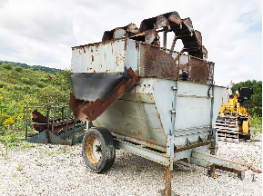 Power screen bucket wheel dewatering screen, iron city supply Power screen bucket wheel dewatering screen, iron city supply